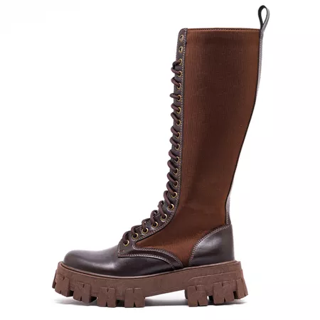 Coturno Tratorado Hera Alta Estilo Veggie Shoes Ma... - ESTILO VEGGIE SHOES