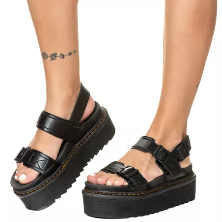 Sandália Plataforma Estilo Veggie Shoes Júlia Pret... - ESTILO VEGGIE SHOES