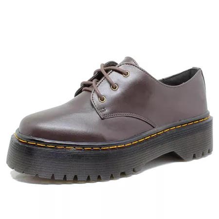 Sapato Colegial Inglês Estilo Veggie Vichy Marrom ... - ESTILO VEGGIE SHOES