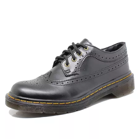 Sapato Oxford Estilo Veggie Rolly Preto - 383 - ESTILO VEGGIE SHOES