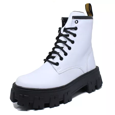 Coturno Tratorado Estilo Veggie Branco - 385 - ESTILO VEGGIE SHOES