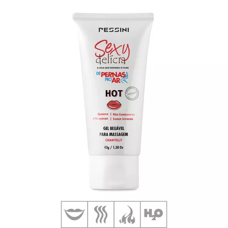 *Gel Comestível de Pernas Pro Ar Hot 45g (17197) - Chantilly