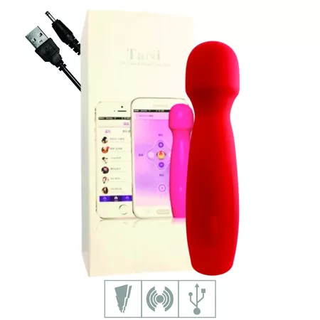Massageador Recarregável Varinha Mágica TaNi (BW036) - Vermelho