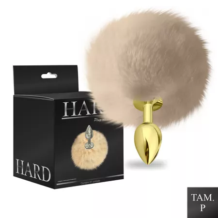 Plug Metálico PomPom Claro Hard (HA115-ST605) - Dourado