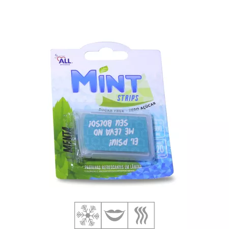 *Lâmina Bucal Mint Strips (ST151) - Menta