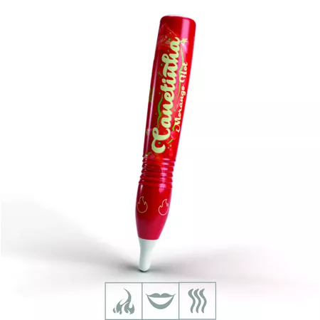 Caneta Comestível Canetinha 25ml (ST925) - Morango Hot