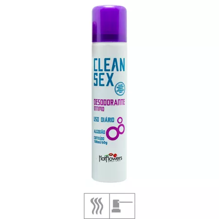 Desodorante Íntimo Clean Sex 100ml (HC623) - Algodão