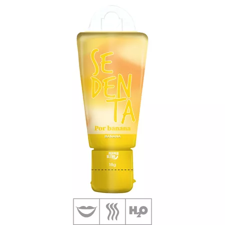 Gel Comestível Com Gliter Sedenta 18g (ST880) - Banana 