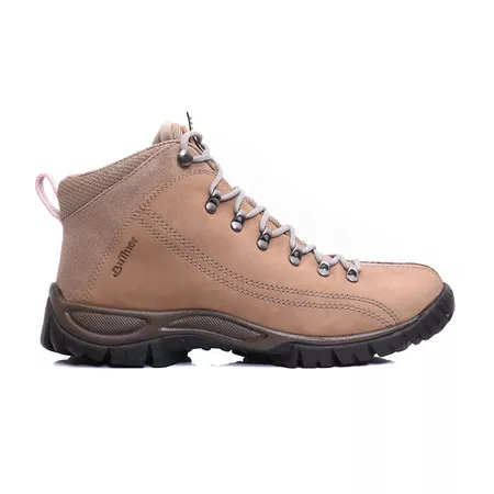Bota Adventure de Couro Feminina - New Canuma Gelo - USE BUTHIER