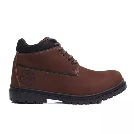 Bota Casual Masculina de Couro - Campolina Café - USE BUTHIER