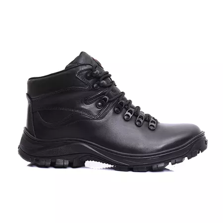 Bota Coturno Masculina de Couro - Kangri Black - USE BUTHIER