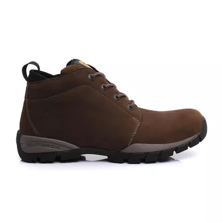 Bota Cano Baixo Masculina de Couro - Batu Musgo - USE BUTHIER