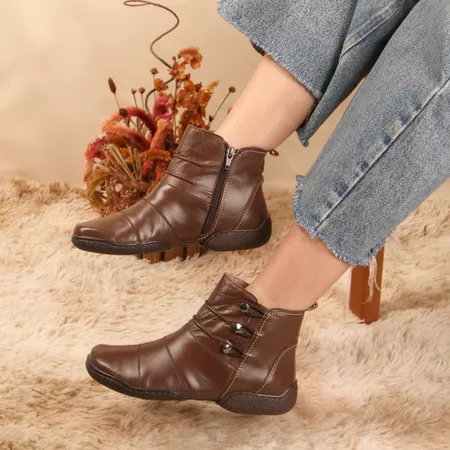 Bota Vitore Em Couro Chocolate J.Gean CM0019 - CM0... - J.Gean