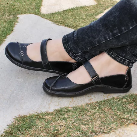 Sapatilha Feminina estilo Boneca J.gean Em Couro C... - J.Gean