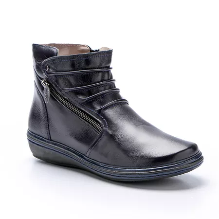 Bota New Nina em Couro cor Dark Blue J.Gean - GD0... - J.Gean