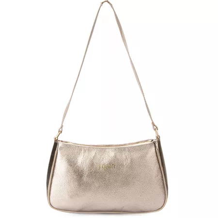 Bolsa Artesanal Em Couro Prata J.Gean - MB0033/04 - J.Gean