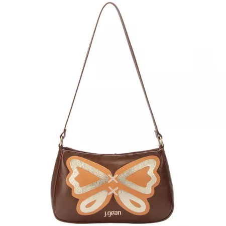 Bolsa Artesanal Em Couro Marrom J.Gean - MB0034/01 - J.Gean