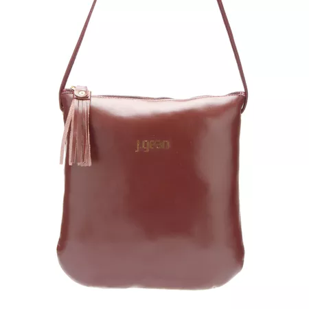 Bolsa transversal ou Tiracolo Feminina de Couro Co... - J.Gean