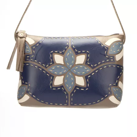 Bolsa artesanal feminina Tiracolo de Couro J.Gean ... - J.Gean