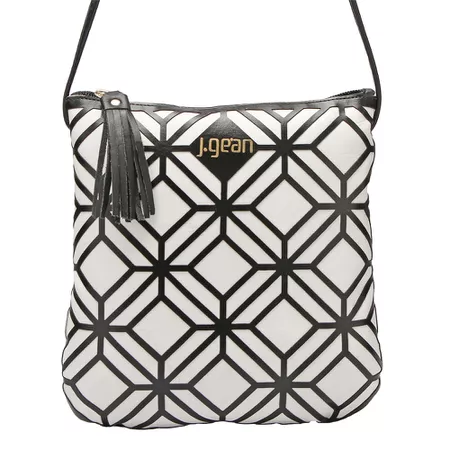 Bolsa Artesanal Em Couro Cor Preta J.Gean - NC009... - J.Gean