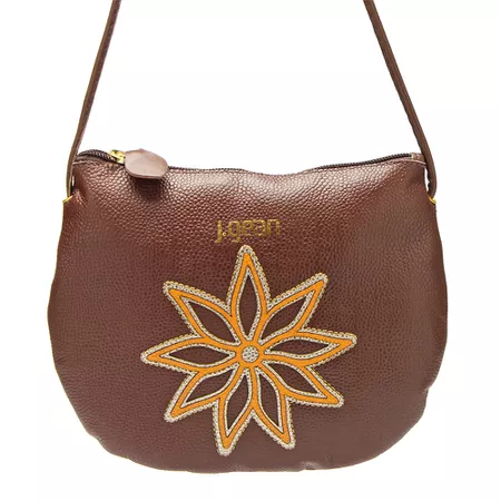Bolsa Artesanal Em Couro Chocolate J.Gean - NC009... - J.Gean