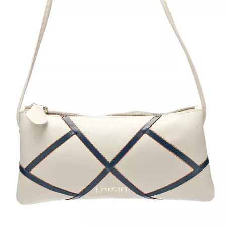 Bolsa de Mão Em Couro cor Gelo J.Gean - NC0098/01 - J.Gean