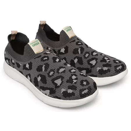 Tênis Ortopédico Green Sustentável Knit Leopardo - Loja Mironneli | Especialista em Calçados Confortáveis