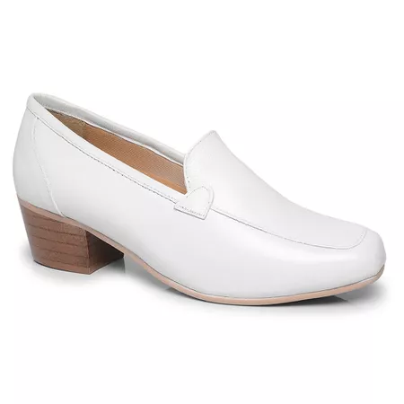 MOCASSIM EM COURO FEMININO VEST BRANCO - Loja Mironneli | Especialista em Calçados Confortáveis