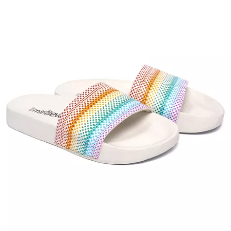 SLIDE PONTOS COLORIDOS - Loja Mironneli | Especialista em Calçados Confortáveis