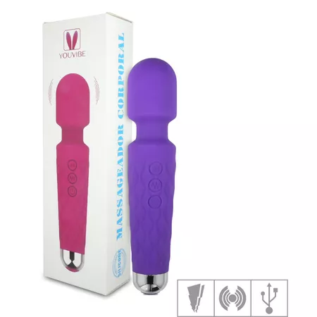 Massageador Recarregável VP (AV000S) - Roxo