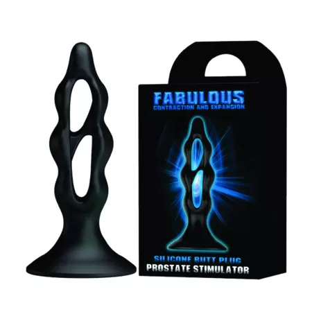 Plug Escalonado Fabulous (PL052) - Preto