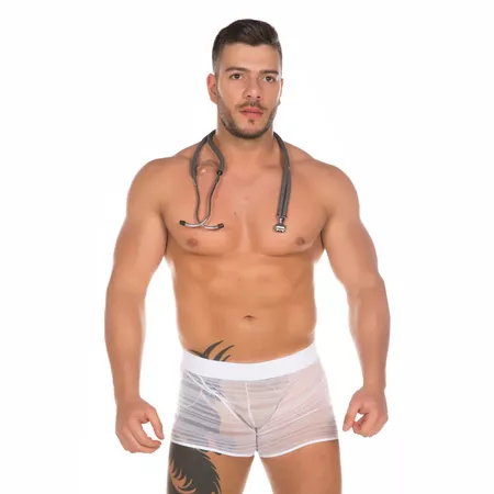 *Cueca Listrada (PS1112) - Branco