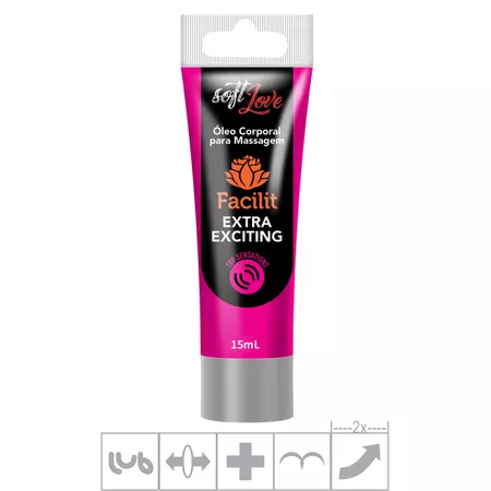 **Gel Para Sexo Anal Facilit Bisnaga 15ml (ST408) - Extra Exciting