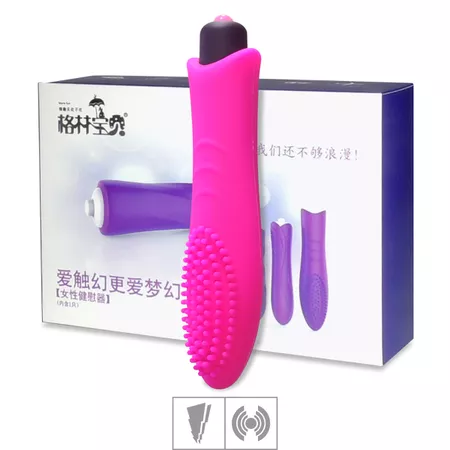 *Cápsula Vibratória com Capa VP (MV028-ST452) - Rosa
