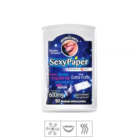 Lâmina Bucal Sexy Paper Zero Açúcar (ST513).. - Extra-Forte