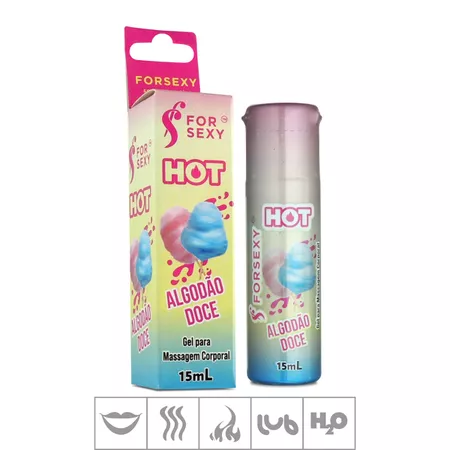 *Gel Comestível For Sexy Hot 15ml (ST730) - Algodão Doce