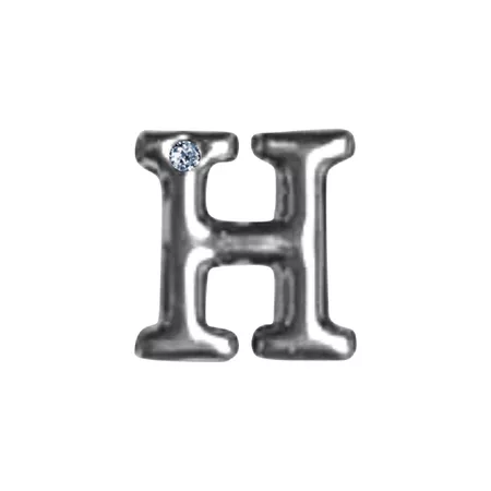 Letras Para Personalização Cromada (HA180C). - H