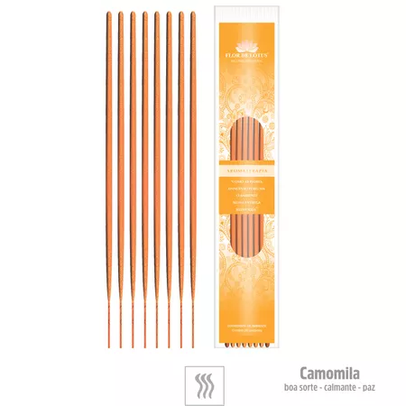 .Incenso Artesanal 8 Varetas (ST133) - Camomila