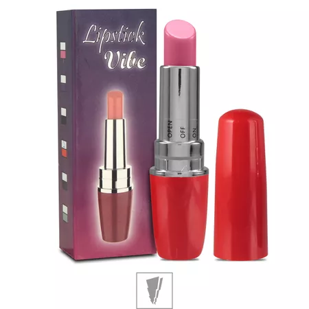 Vibrador Formato De Batom Lipstick SI (5132-MV007) - Vermelho