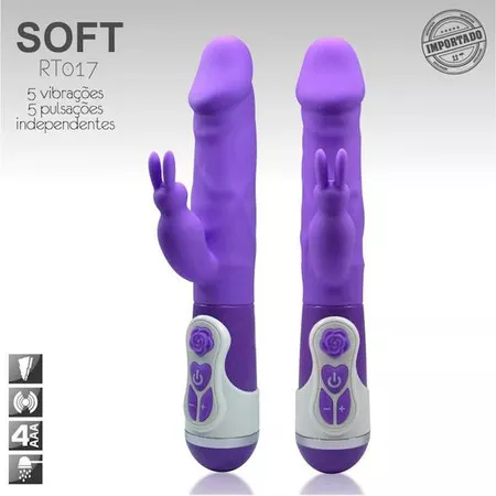 *Vibrador Rotativo Vipmix Multivibrações VP (RT017-14918) - Roxo