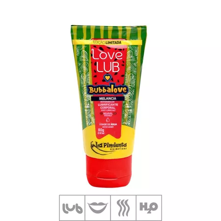 Lubrificante Beijável Love Lub Bubbalove 60g (ST903) - Melancia