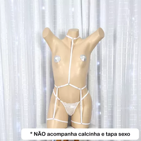 Cinta Liga Com Strapy (LG002) - Branco