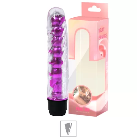 *Vibrador Com Capa Lisa 15x10 VP (PE011B-ST337) - Rosa