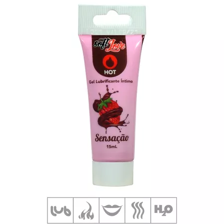 **Gel Lubrificante Beijável Hot 15ml (ST562) - Sensação
