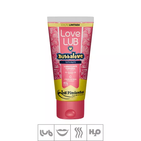 Lubrificante Beijável Love Lub Bubbalove 60g (ST903) - Tutti-Frutti
