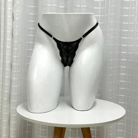 Calcinha Para Personalização Com Tira Removível (TO031) - Preto