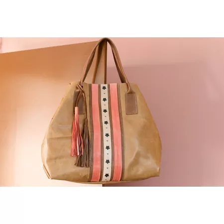 Bolsa em Couro Legítimo de Ombro - 40960-CELA TEX... - PACHECO CALÇADOS