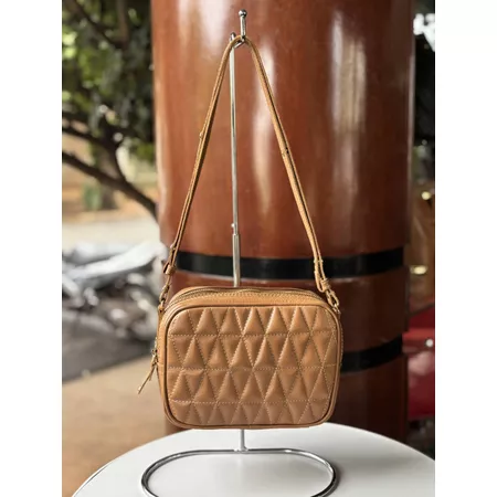 Bolsa em Couro Legítimo de Transversal - 40974 - C... - PACHECO CALÇADOS