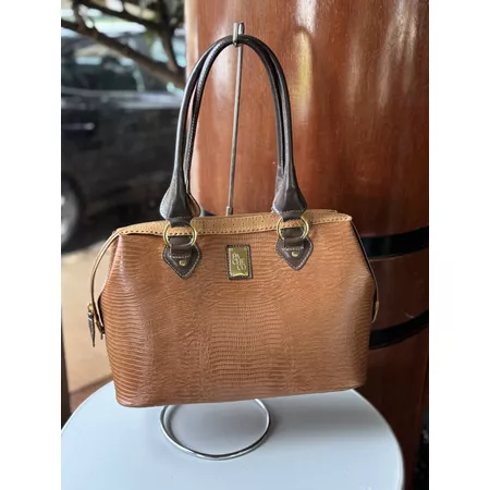 Bolsa em Couro Legítimo Lezar Cela / Café - 40947 ... - PACHECO CALÇADOS