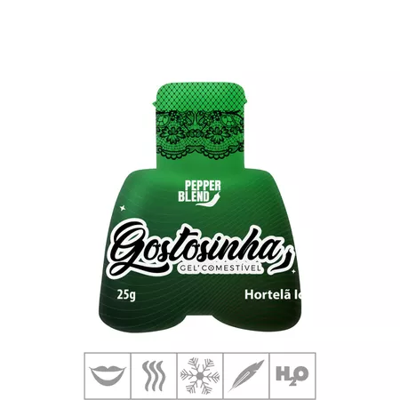 Gel Comestível Gostosinha Ice 25g (ST749) - Hortelã